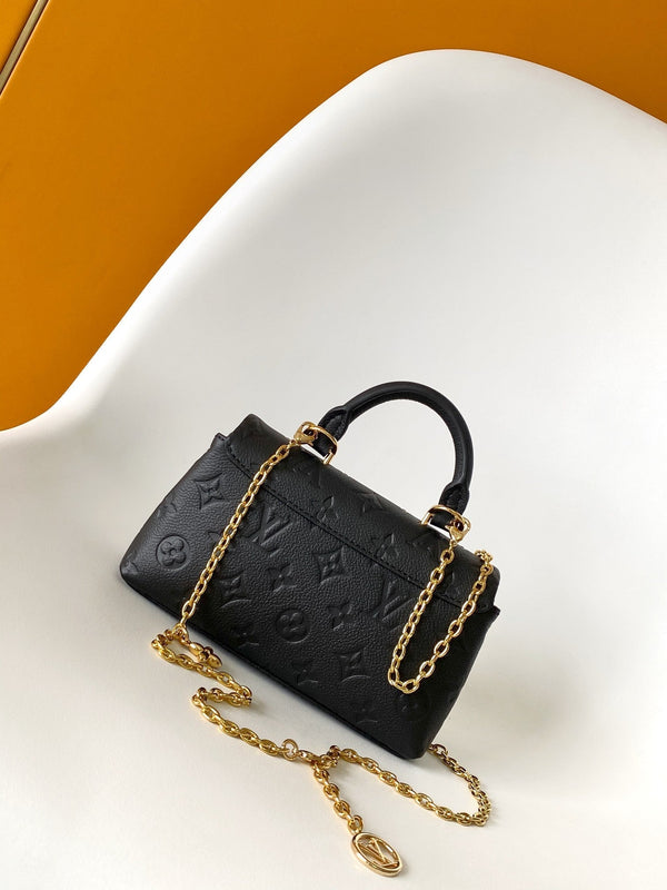 LV Nano Madeleine bag 21cm Black Cowhide 252075
