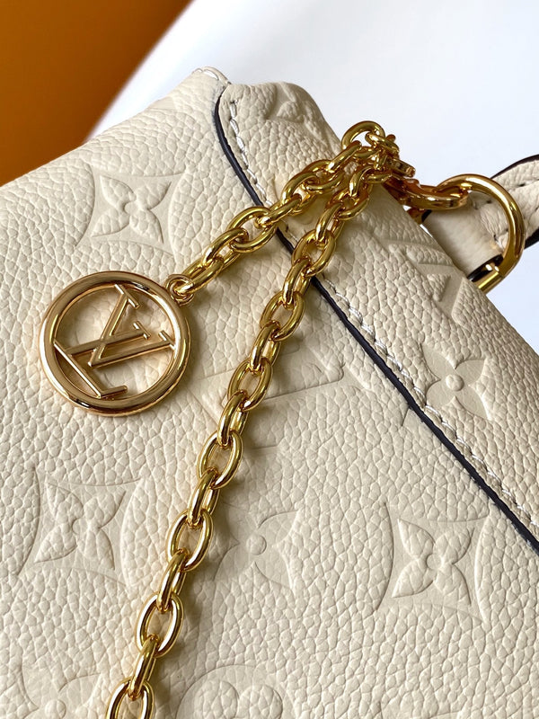 LV Nano Madeleine bag 21cm Beige Cowhide 252073