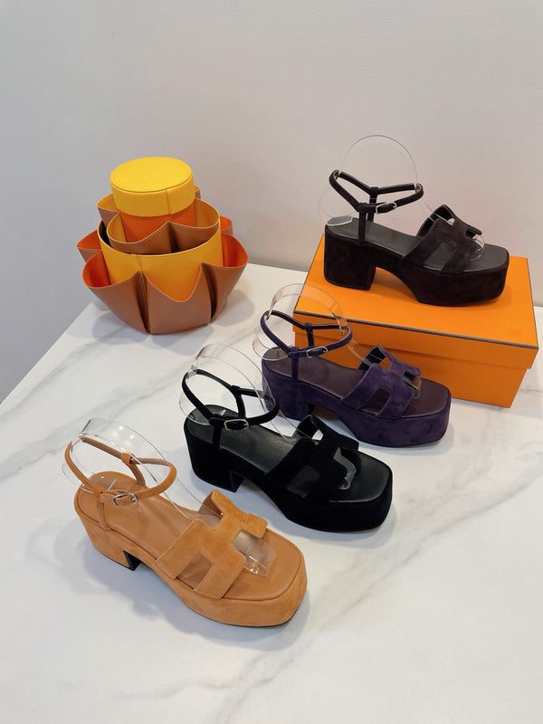 HM Sandalen Jam 30 Black Suede 212227