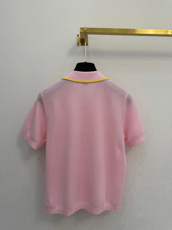 Loe 26s Polo Collar Short-Sleeved Shirt Tencel 394816