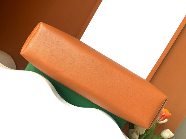 PORTA DOCUMENTI CISALPIN 39 IN TELA GOYARDINE NERA E PELLE DI VITELLO TAN