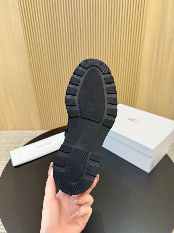 The Row Nobilis Boots Black Cowhide 455863