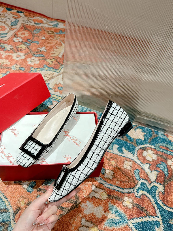 Viv Flats Shoe Bianco Originale Materiale Personalizzato 247134