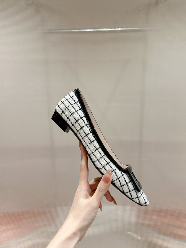 Viv Flats Shoe Bianco Originale Materiale Personalizzato 247134