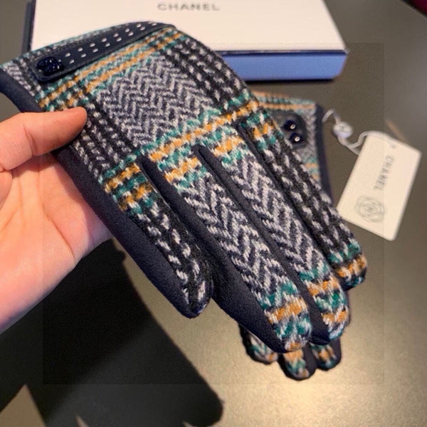 GLOVES IN COLORFUL WOOL 429243