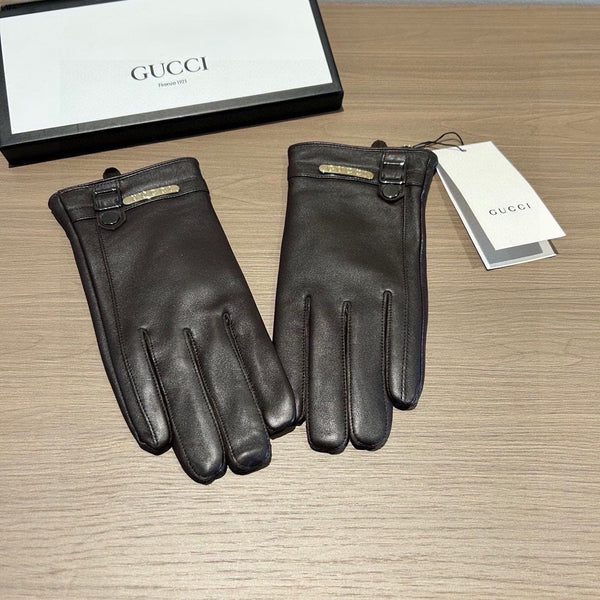 TOUCHSCREEN GLOVES IN BLACK LAMBSKIN 440503