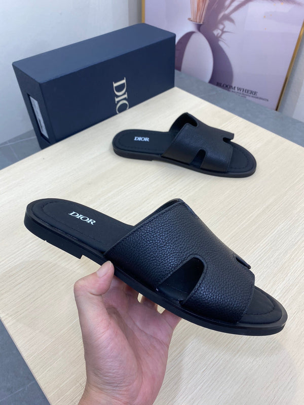 CD H-ALIAS SANDAL DENIM COLOR GRAINED CALFSKIN