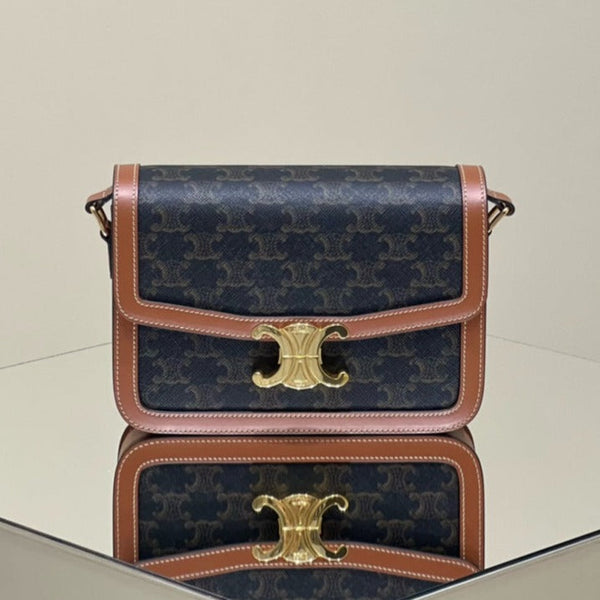 CLASSIQUE TRIOMPHE 22 PELLE DI VITELLO NERO MARRONE