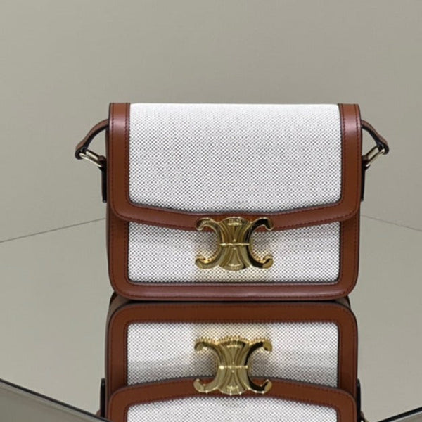 CLASSIQUE TRIOMPHE 22 PELLE DI VITELLO NATURALE TAN