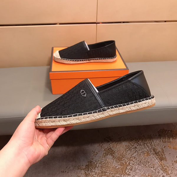 CD PARADISE ESPADRILLE LOAFER BLACK JACQUARD