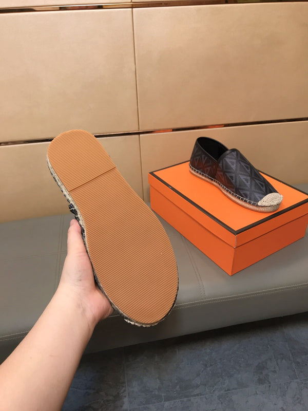 CD PARADISE ESPADRILLE LOAFER BLACK GEOMETRIC JACQUARD