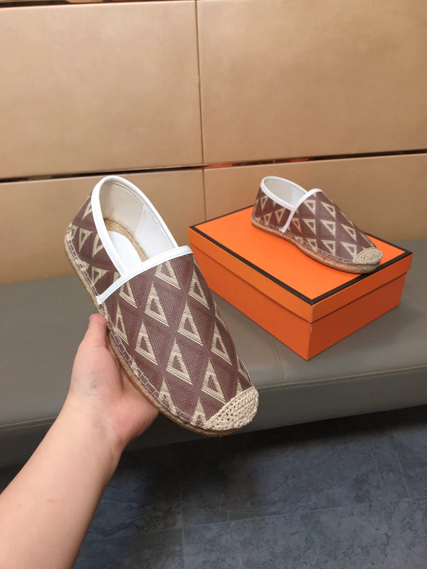 CD PARADISE ESPADRILLE LOAFER RUSSET GEOMETRIC JACQUARD