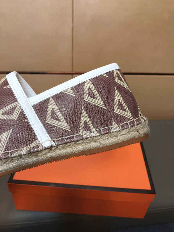 CD PARADISE ESPADRILLE LOAFER RUSSET GEOMETRIC JACQUARD