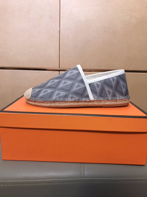 CD PARADISE ESPADRILLE LOAFER GRAY GEOMETRIC JACQUARD