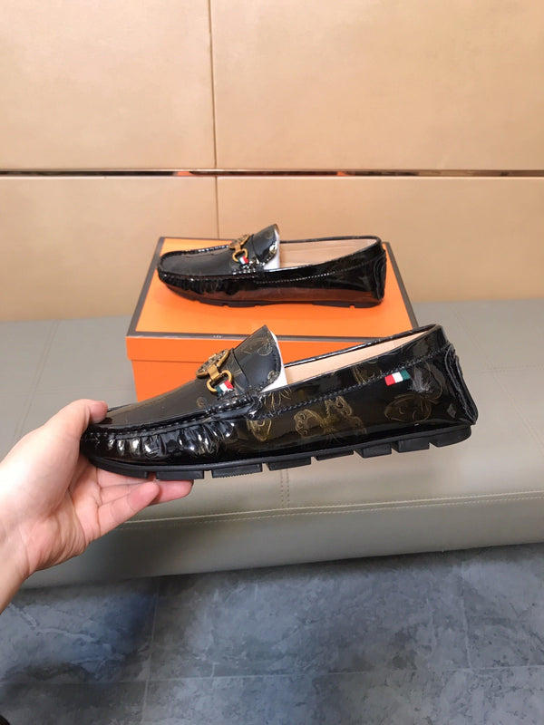 GG Men's Loafer Black Patent Leather 532815