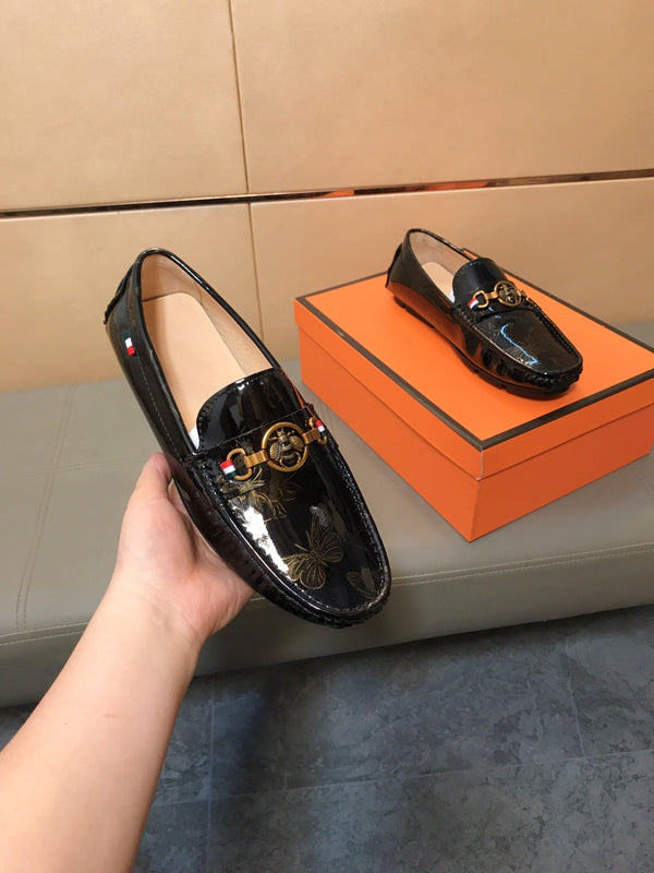 GG Men's Loafer Black Patent Leather 532815