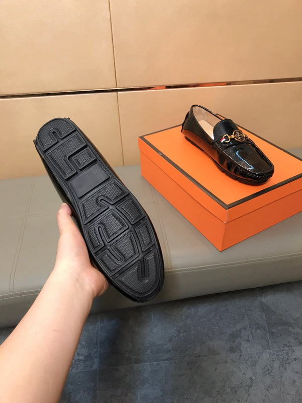 GG Men's Loafer Black Patent Leather 532815