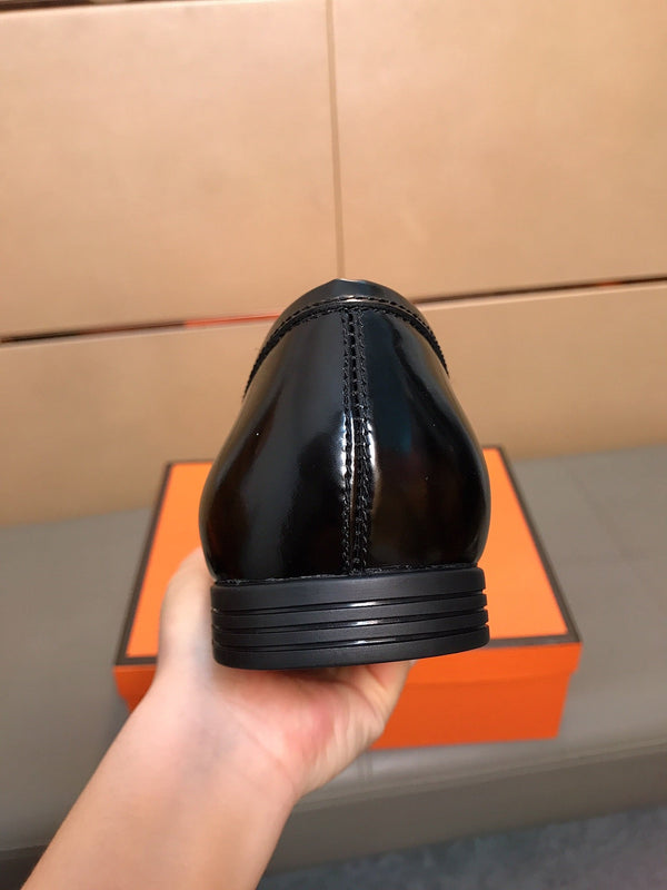 GG Men's Horsebit Loafer Black Patent Leather 541588