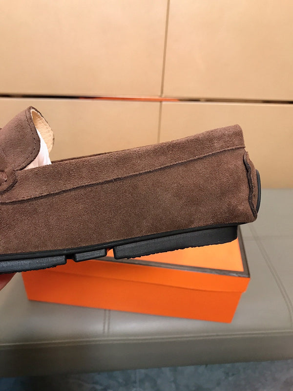 GG Men's Loafer Brown Suede 526681