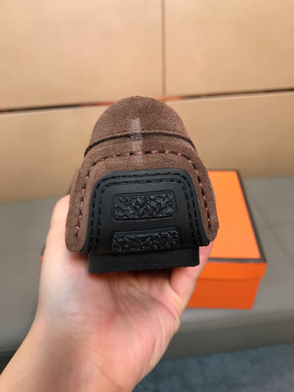 GG Men's Loafer Brown Suede 526681