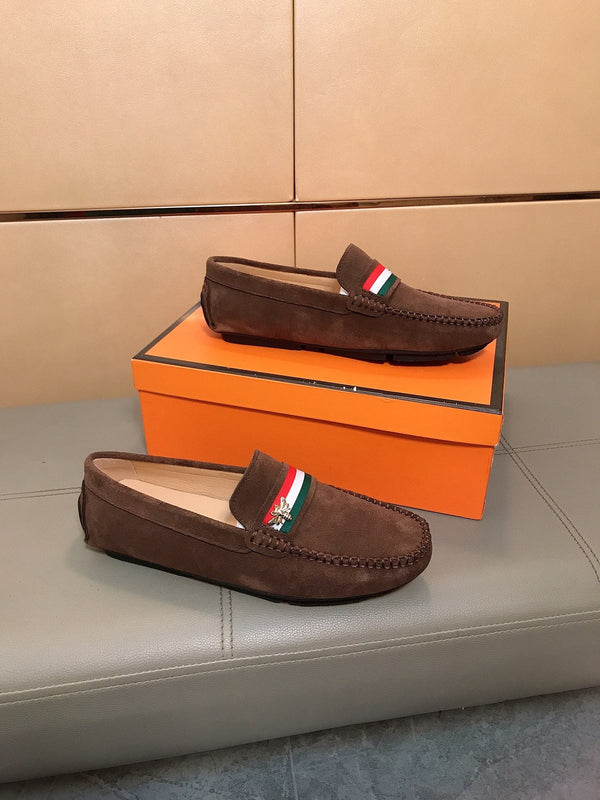 GG Men's Loafer Brown Suede 526681
