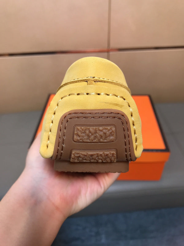 GG Men's Loafer Yellow Suede 526674