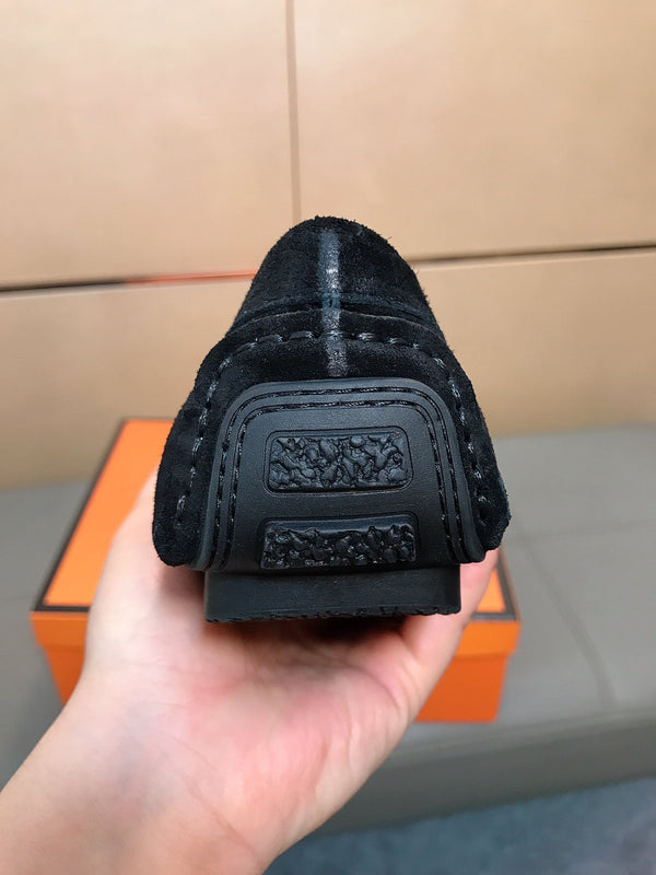 GG Men's Loafer Black Suede 526679