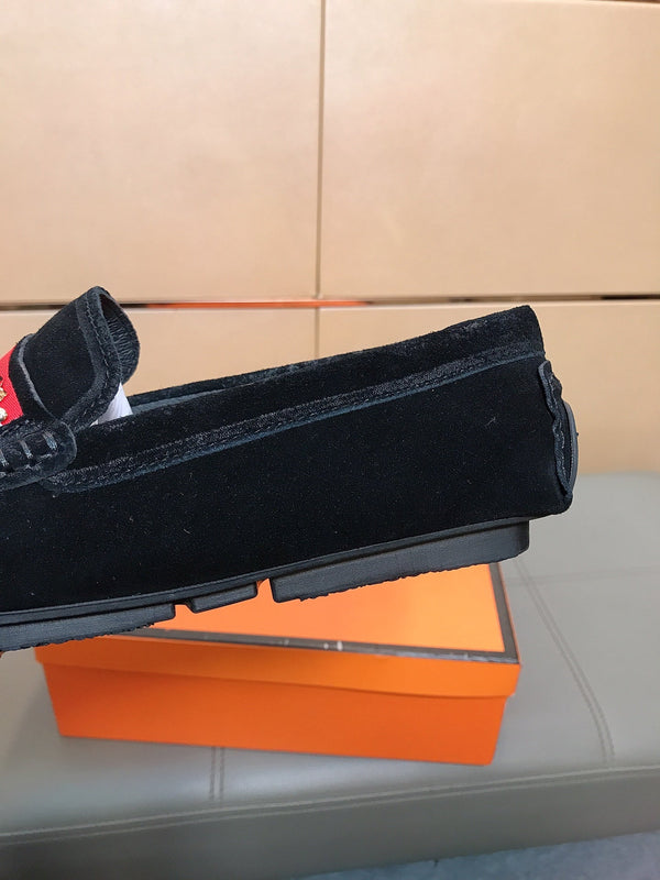 GG Men's Loafer Black Suede 526679