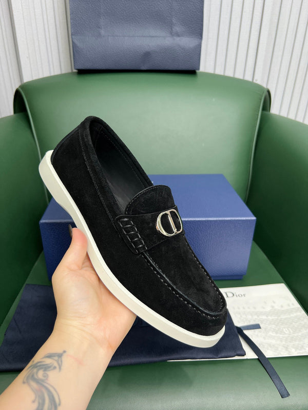 CD Loafer Black Silver Suede 646347
