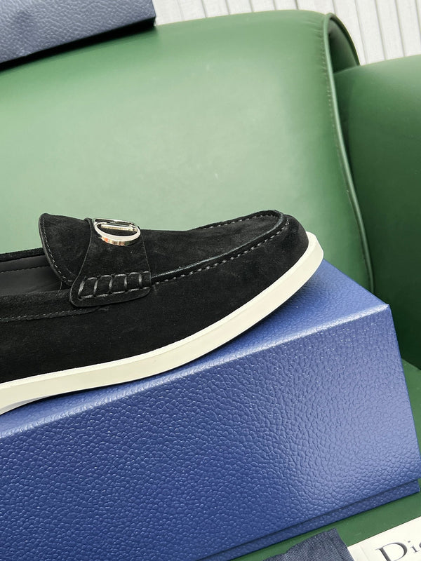 CD Loafer Black Silver Suede 646347