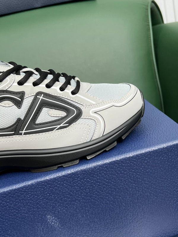 CD B30 Sneaker Black Grey Mesh Cowhide 646350