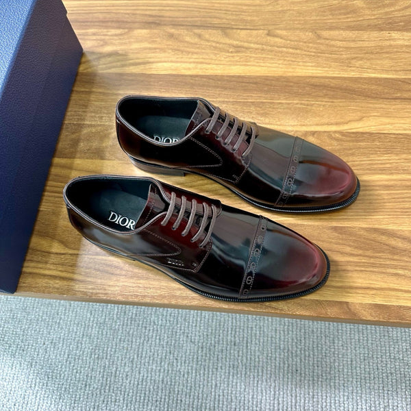 CD Timeless Loafer Black Red Cowhide 638616