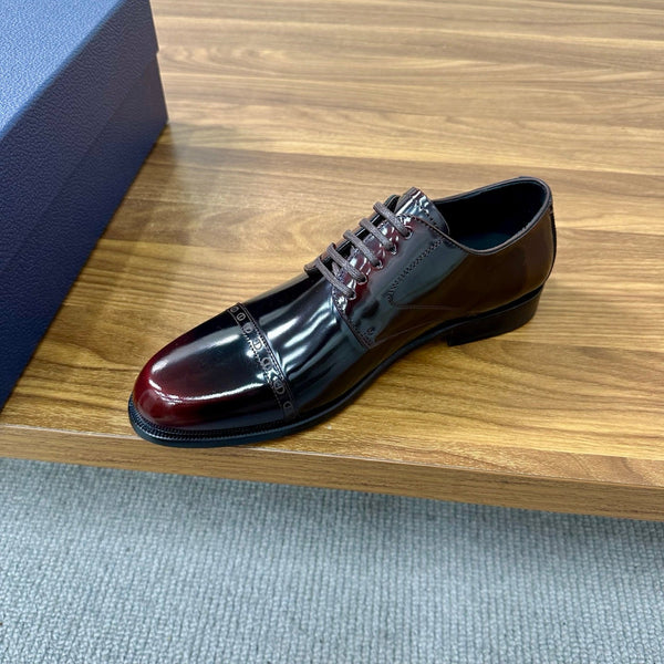 CD Timeless Loafer Black Red Cowhide 638616