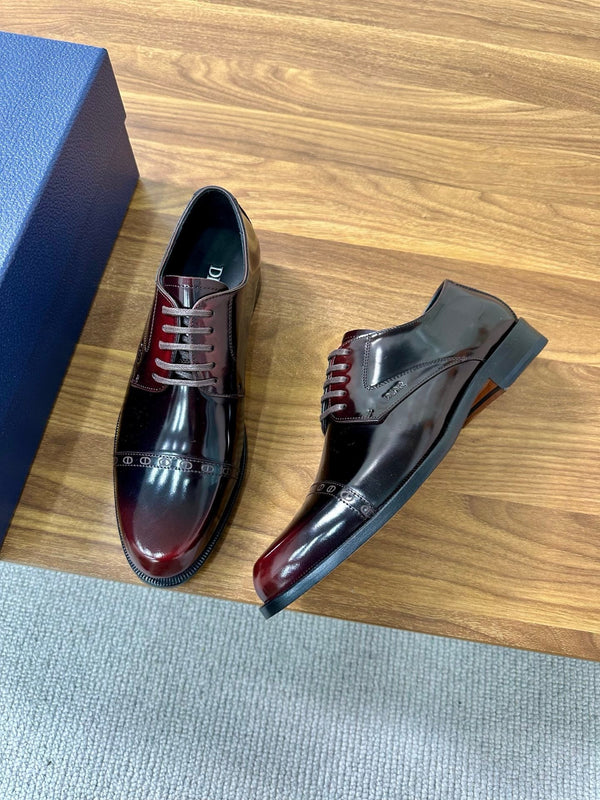 CD Timeless Loafer Black Red Cowhide 638616