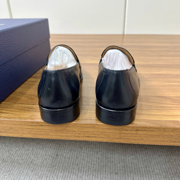 Mocassino CD Timeless in pelle bovina nera e oro 638619