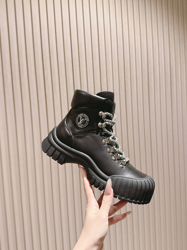 LV Ruby Ranger Ankle Boot 50mm Black Cowhide 450338