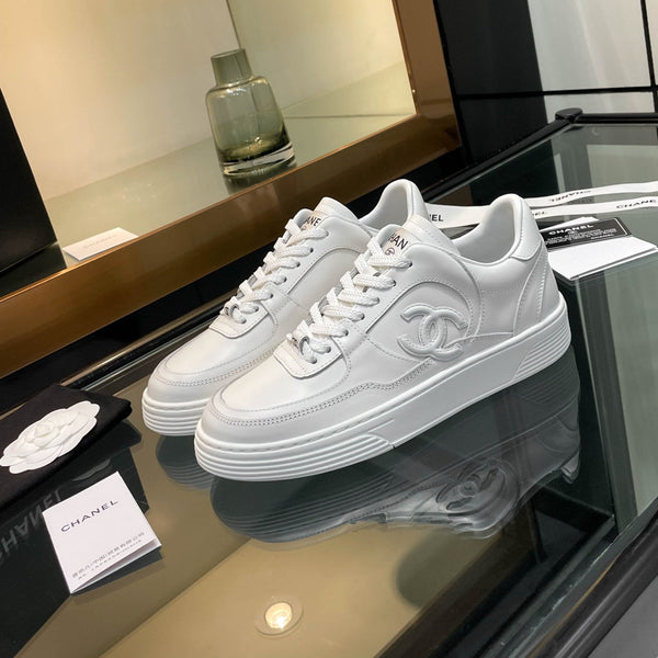 CC 25 Trainers White Cowhide Sheepskin 413860
