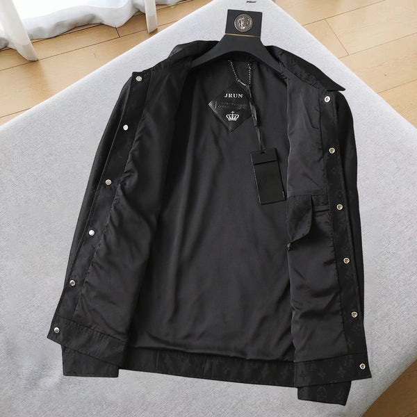 LV SHIRT JACKET BLACK MONOGRAM 239044