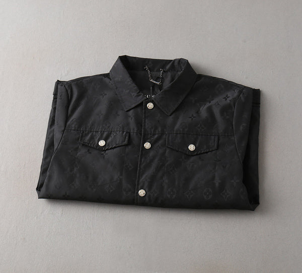 LV SHIRT JACKET BLACK MONOGRAM 239044