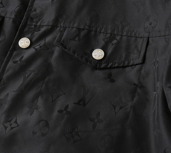 LV SHIRT JACKET BLACK MONOGRAM 239044