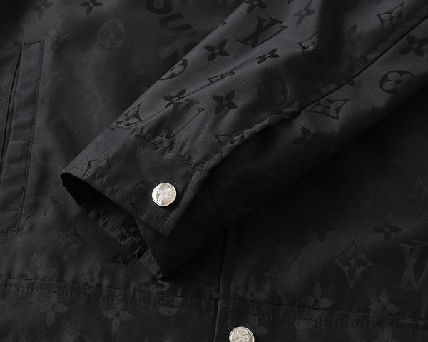 LV SHIRT JACKET BLACK MONOGRAM 239044