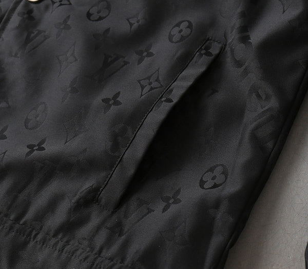 LV SHIRT JACKET BLACK MONOGRAM 239044
