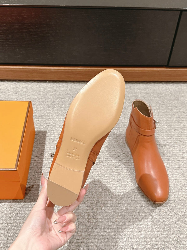 neo ankle boot brown calfskin