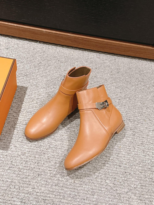 neo ankle boot light brown calfskin