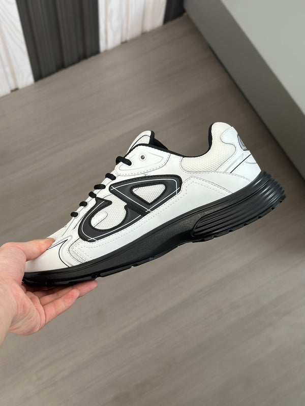 CD B30 SNEAKER WHITE AND BLACK MESH FABRIC