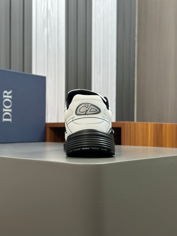 CD B30 SNEAKER WHITE AND BLACK MESH FABRIC