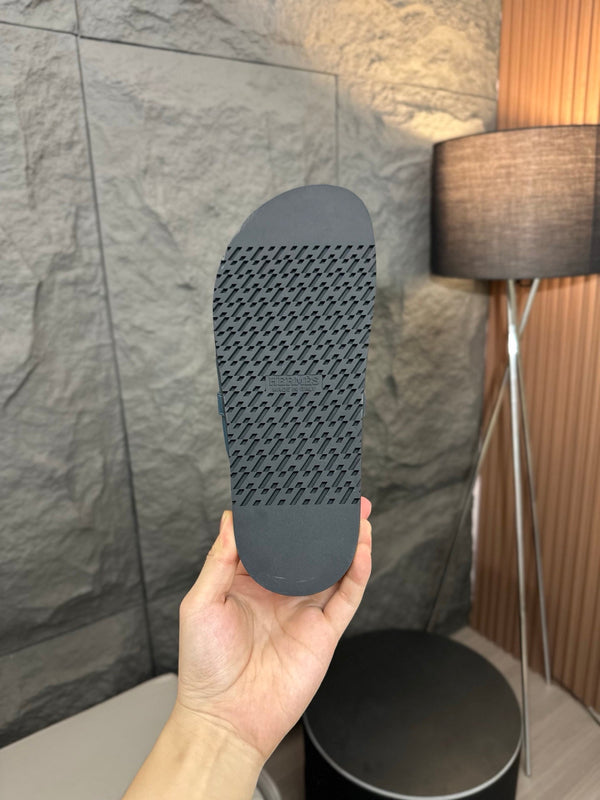 HM Men's Jackson Sandals Blue Cowhide 686963