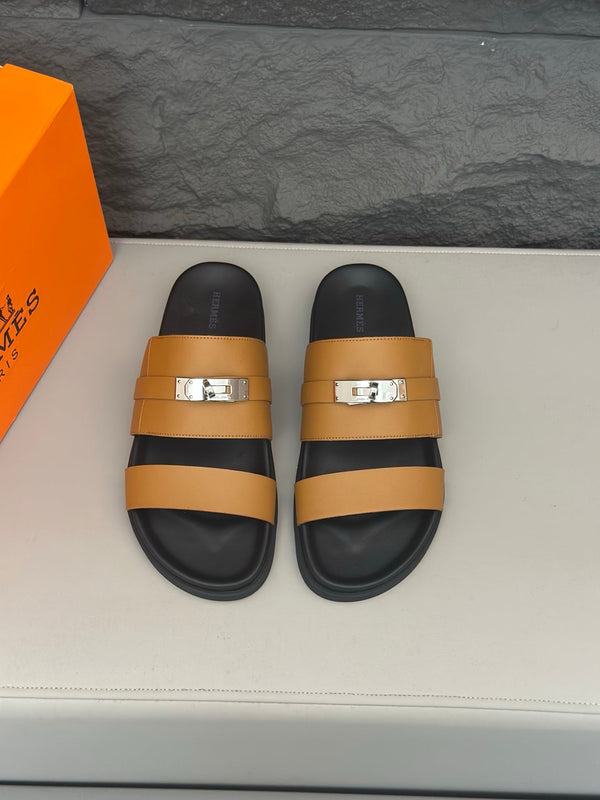 HM Men's Jackson Sandals Tan Cowhide 686965