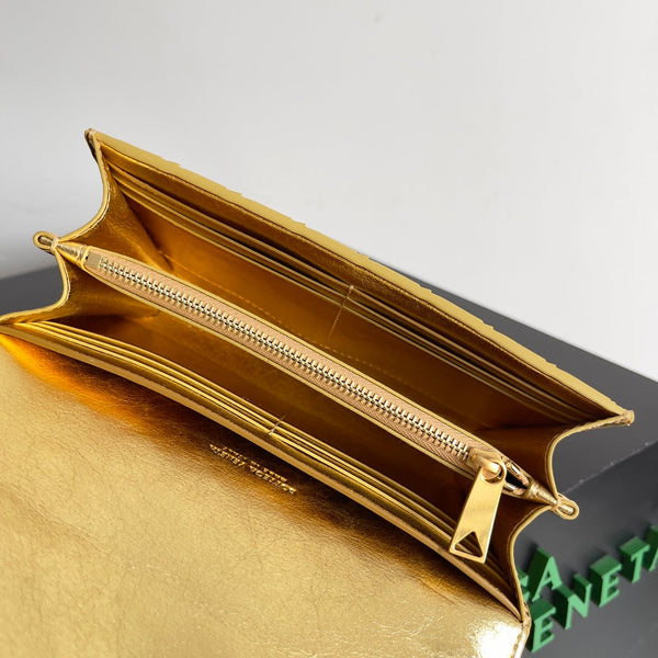 BORSA ANDIAMO 19 IN VITELLO DORATO