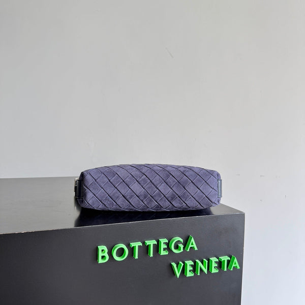 BV Traveler Phone Pouch Purple Intrecciato Suede